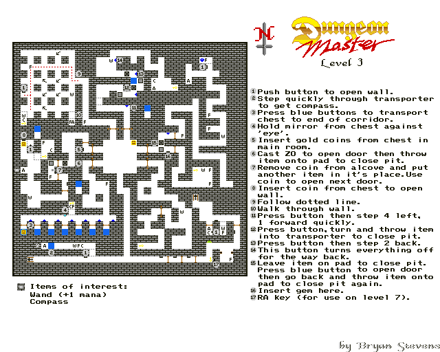 Dungeon Master - Map 3