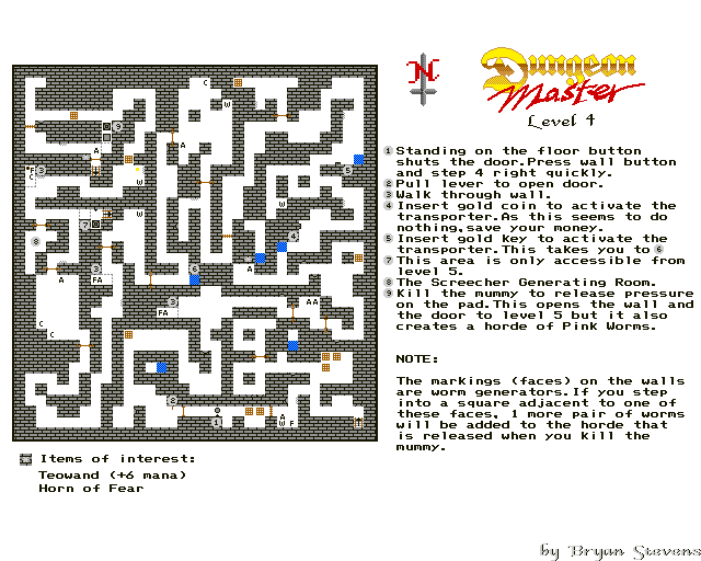 Dungeon Master - Map 4