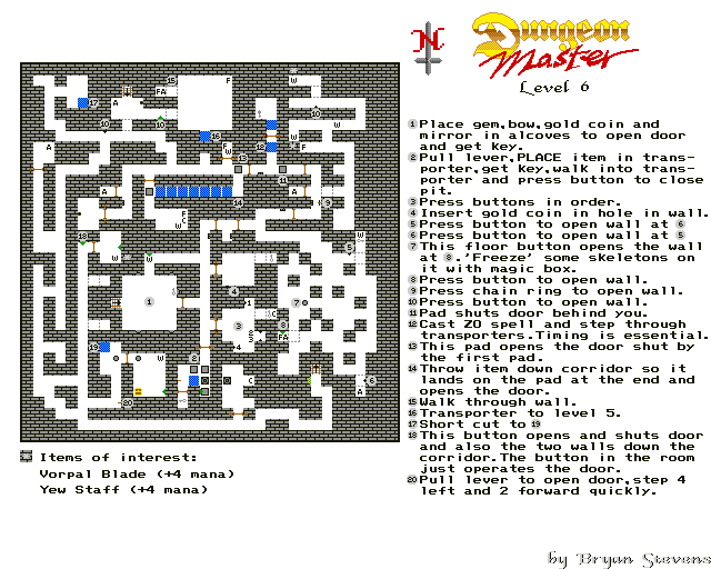 Dungeon Master - Map 6