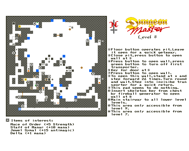 Dungeon Master - Map 8