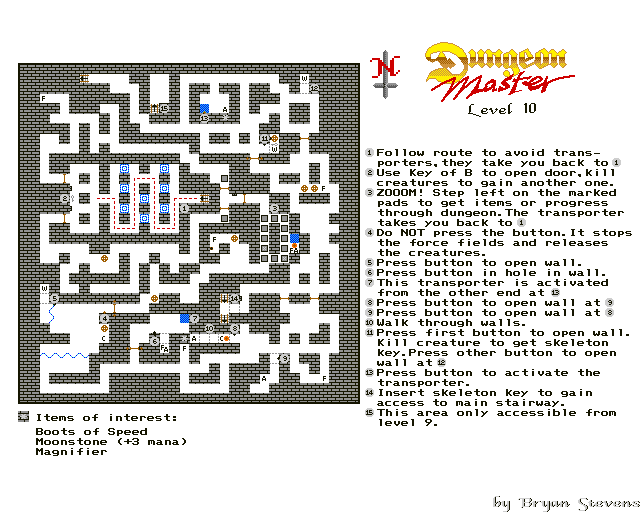 Dungeon Master - Map 10
