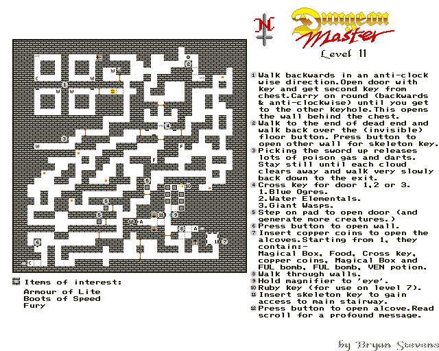 Dungeon Master - Map 11