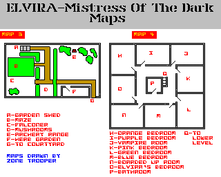 Elvira - Mistress of the Dark - Map 3 & 4