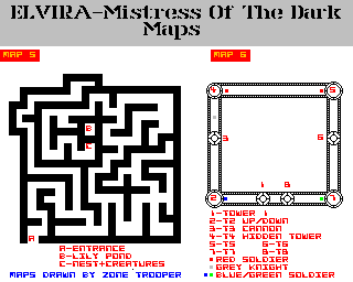 Elvira - Mistress of the Dark - Map 5 & 6