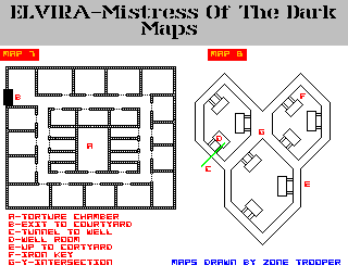 Elvira - Mistress of the Dark - Map 7 & 8