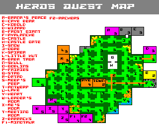 Hero's Quest - Map 1