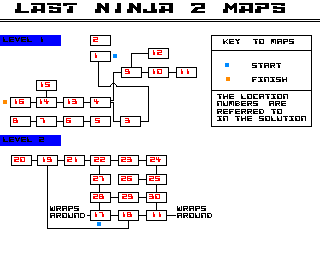 Last Ninja 2, The - Map 1 & 2