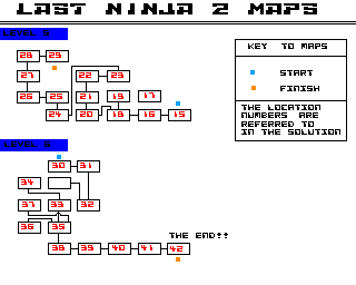 Last Ninja 2, The - Map 5 & 6